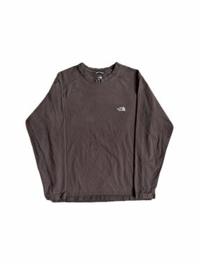 The North Face A5 Series Brown Long Sleeve Crewneck Shirt — Size Medium